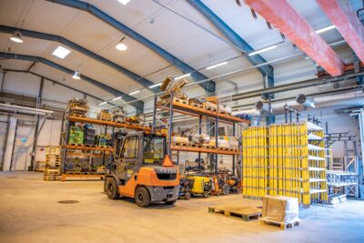 Ramirentin Imatran vuokraamon varasto