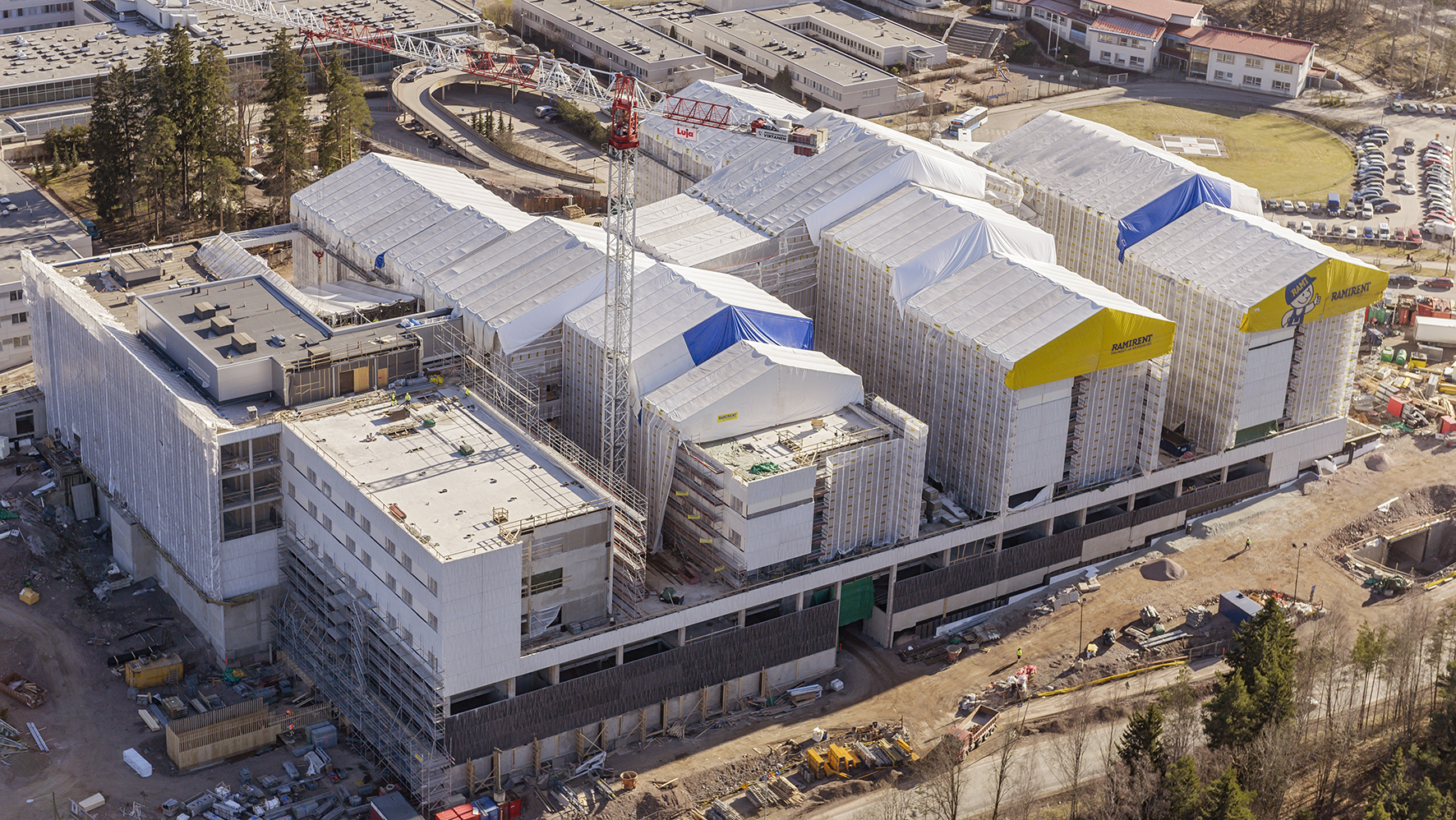 Jorvin sairaala sääsuojat