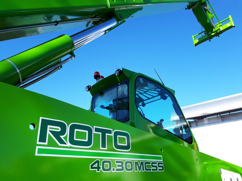 Merlon vihreä kurottaja lähikuvassa.