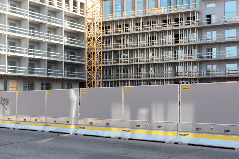 Safepass rakennustyömaalla.